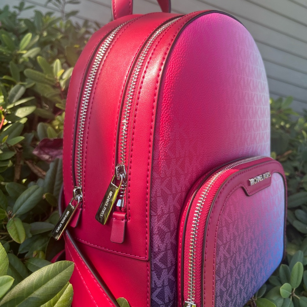 Michael Kors MD Raspberry Jaycee Backpack - Picture 3 of 6